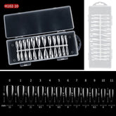 240PCS  Long Coffin Ballerina False Nail Art Tips Half / Full Cover French Artificial Fake Nails Tips Manicure Tools